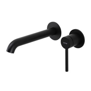 Встраиваемый смеситель для раковины Gappo G1206-6 чёрный